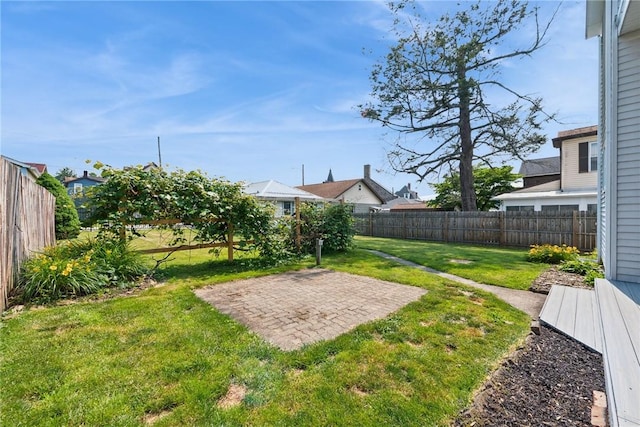 323 Fairmont St, Latrobe, PA 15650 - fenced backyard with a patio area