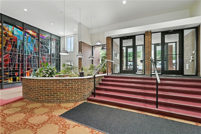 5 Bayard Rd Unit 113, Shadyside, PA 15213 - reception area with brick wall