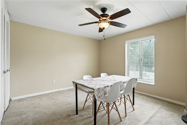 5 Bayard Rd Unit 113, Shadyside, PA 15213 - dining area with light carpet and a ceiling fan