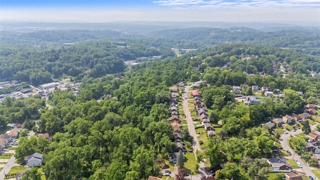 301 Pennview Dr, Penn Hills, PA 15235 - aerial perspective of suburban area with a forest