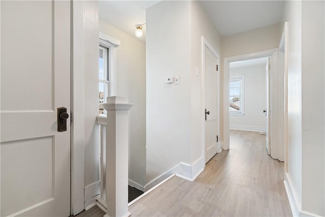 3937 Davis Ave, Munhall, PA 15120 - corridor with light wood-type flooring and baseboards