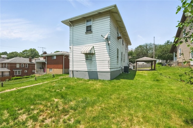 3937 Davis Ave, Munhall, PA 15120 - back of property with a gazebo and a yard