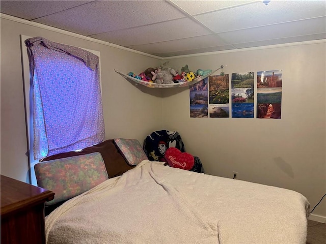 108 13th Ave, City Of But Nw, PA 16001 - bedroom featuring a drop ceiling and baseboards