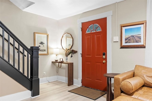 430 Lamar Ave, Regent Square, PA 15221 - foyer with wood finished floors and stairway
