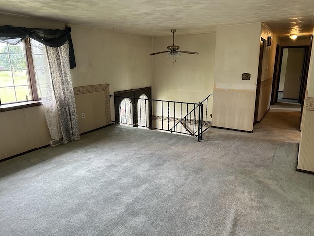 307 Debora Dr, Latrobe, PA 15650 - carpeted empty room with ceiling fan