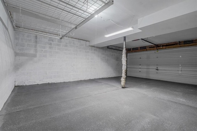 520 Panorama Dr, Cecil, PA 15317 - garage featuring concrete block wall