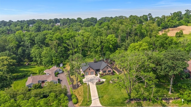 2356 Morrow Rd, Upper St Clair, PA 15241 - view from above of property with a heavily wooded area