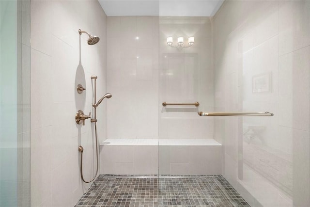 2356 Morrow Rd, Upper St Clair, PA 15241 - full bath featuring a tile shower