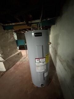 325 Back St, Mount Pleasant Twp Wml, PA 15666 - utility room featuring water heater