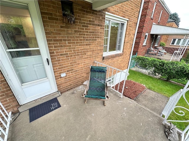 7207 Mcclure Ave, Swissvale, PA 15218 - view of exterior entry featuring brick siding