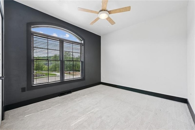 7858 Oscar Ct, North Huntingdon, PA 15642 - carpeted spare room with baseboards and ceiling fan