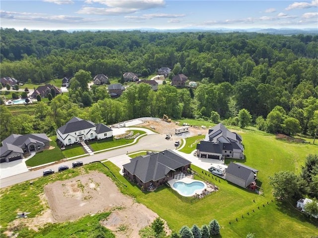 7858 Oscar Ct, North Huntingdon, PA 15642 - aerial perspective of suburban area with a forest