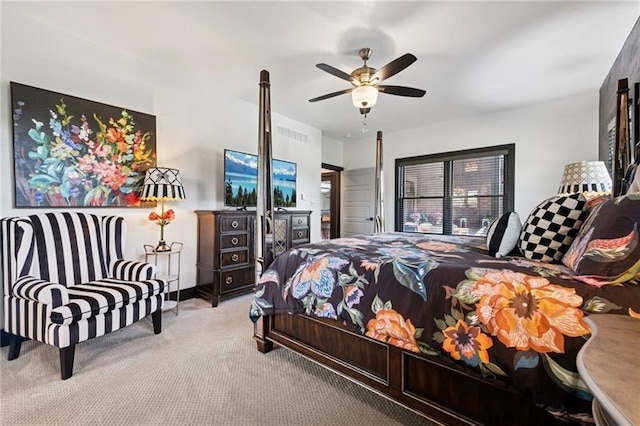 7858 Oscar Ct, North Huntingdon, PA 15642 - bedroom featuring carpet flooring and a ceiling fan