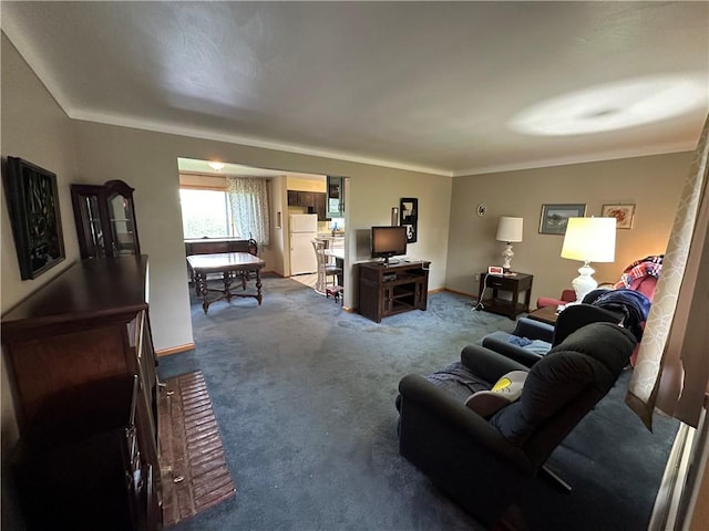 1020 Grove St, Hempfield Twp Wml, PA 15601 - carpeted living room with baseboards