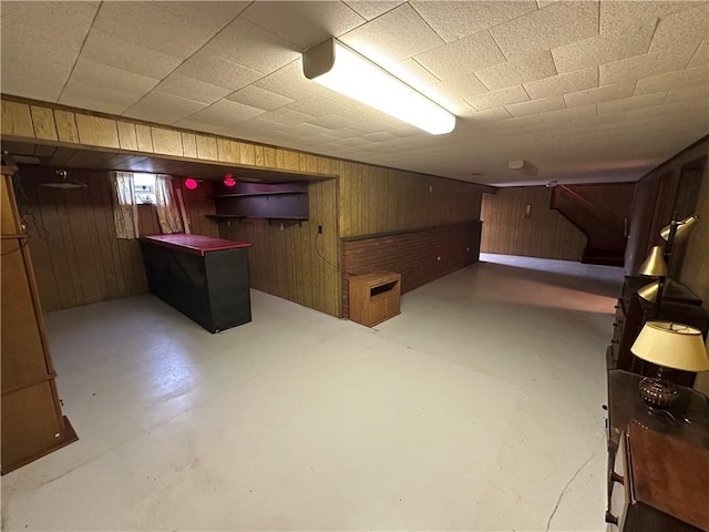 1020 Grove St, Hempfield Twp Wml, PA 15601 - finished below grade area with wood walls and a bar