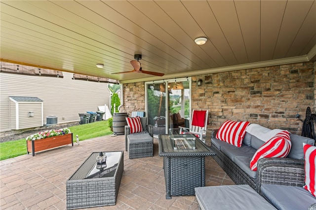 161 Buckingham Dr, Ohio Twp, PA 15237 - view of patio / terrace featuring an outdoor hangout area and a wooden deck