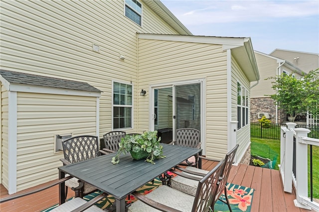 161 Buckingham Dr, Ohio Twp, PA 15237 - wooden terrace with outdoor dining space