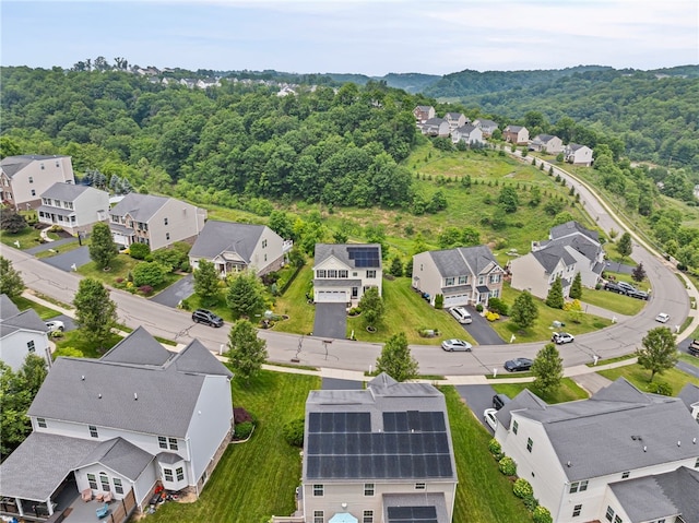 161 Buckingham Dr, Ohio Twp, PA 15237 - aerial perspective of suburban area with a forest