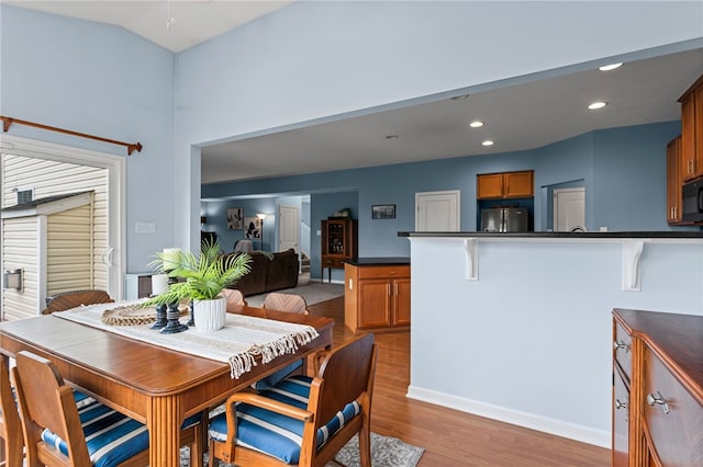 161 Buckingham Dr, Ohio Twp, PA 15237 - dining space featuring wood finished floors and recessed lighting