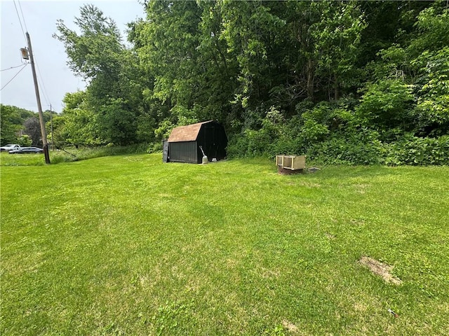 515 Pike Run Dr W, Pike Run Twp, PA 15427 - view of green lawn with a shed