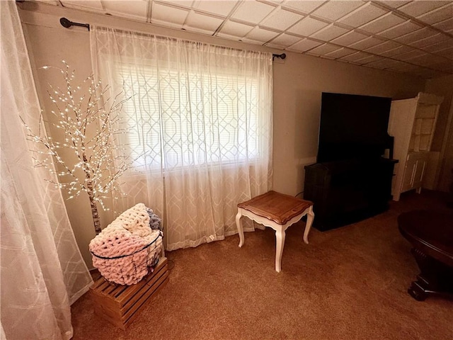 515 Pike Run Dr W, Pike Run Twp, PA 15427 - sitting room featuring carpet flooring