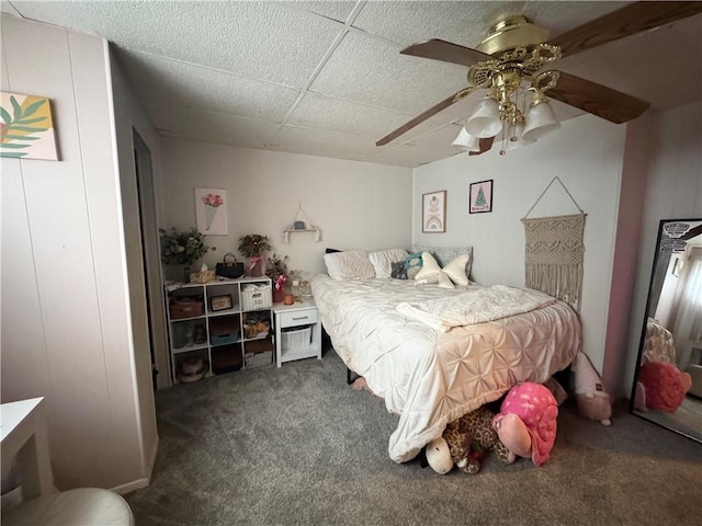 515 Pike Run Dr W, Pike Run Twp, PA 15427 - carpeted bedroom with a ceiling fan