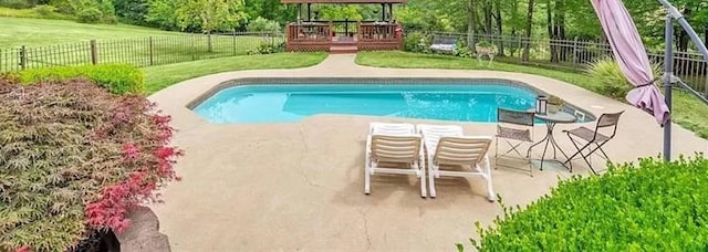 412 Hawthorn Rd, East Finley, PA 15323 - view of pool with a fenced backyard and a patio