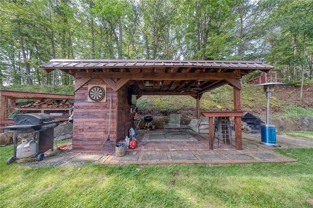 215 Columbia Dr, Center Twp Bea, PA 15001 - view of patio / terrace with area for grilling