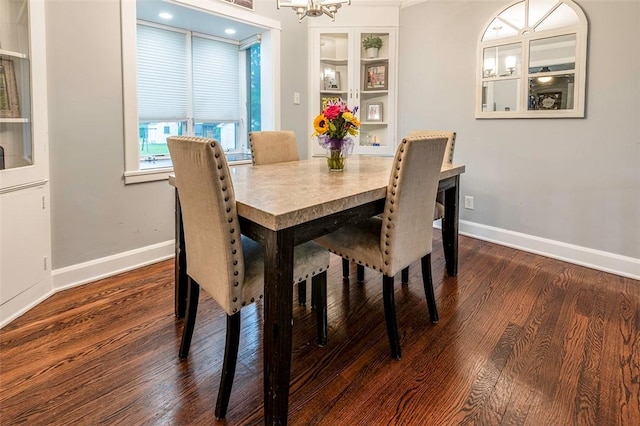 1283 Ashton Rd, Sharon, PA 16146 - dining area with a chandelier and wood finished floors