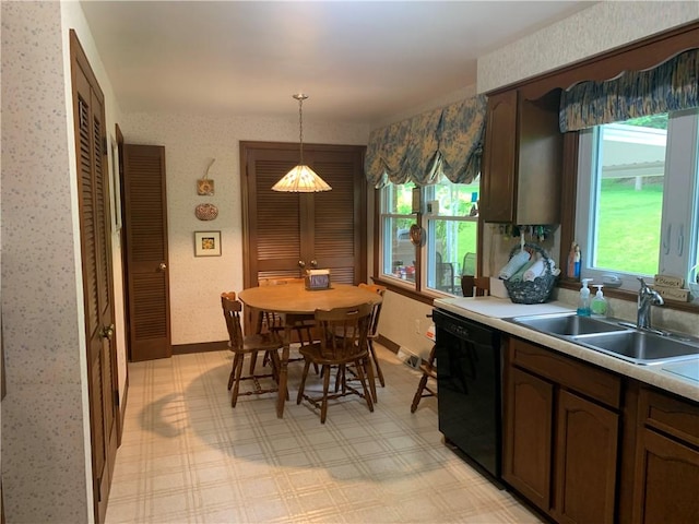 107 Fenwick Dr, Ross Twp, PA 15237 - dining space featuring light floors and wallpapered walls