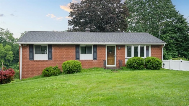 108 Tanglewood Dr, Middlesex Twp, PA 16059 - view of front of home with brick siding and a shingled roof