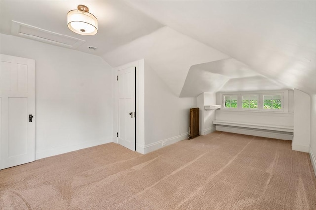 1463 Beechwood Blvd, Squirrel Hill, PA 15217 - bonus room with carpet flooring, lofted ceiling, and a baseboard heating unit