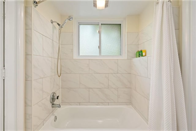 1463 Beechwood Blvd, Squirrel Hill, PA 15217 - full bath with shower / tub combo with curtain