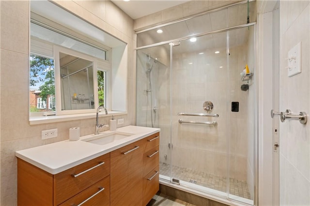 1463 Beechwood Blvd, Squirrel Hill, PA 15217 - full bathroom featuring vanity and a shower stall