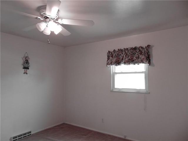 127 Louis Dr, Stowe Twp, PA 15136 - spare room with a ceiling fan and baseboards