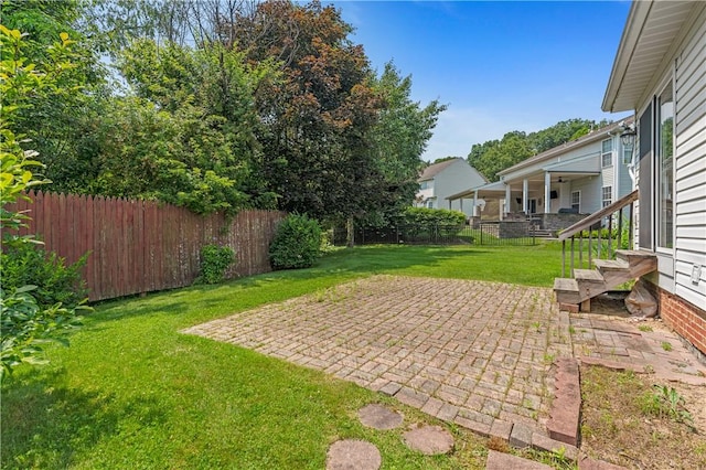 6032 Hawthorn Dr, Moon/Crescent Twp, PA 15108 - fenced backyard with a patio