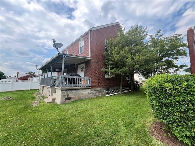 2864 Leechburg Rd, Lower Burrell, PA 15068 - back of house with brick siding