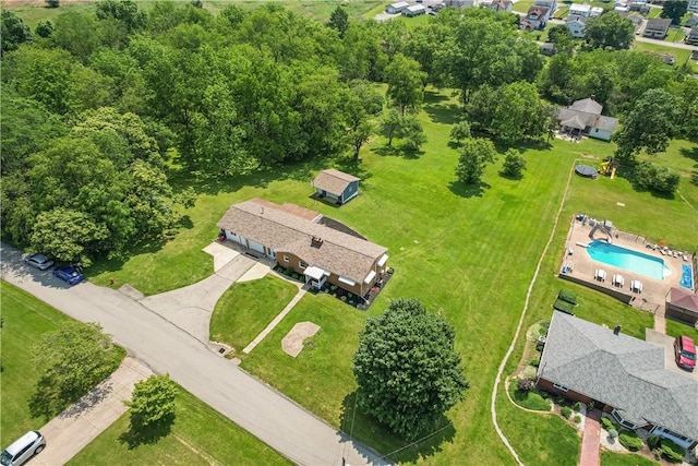 160 Sonnie Dr, Salem Twp Wml, PA 15624 - bird's eye view of a pool