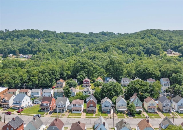 1709 Main St, Aliquippa, PA 15001 - aerial perspective of suburban area with a forest