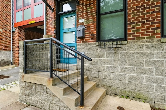 1606 Merriman Ct, South Side, PA 15203 - property entrance featuring brick siding