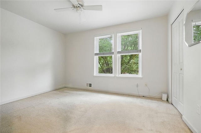 1606 Merriman Ct, South Side, PA 15203 - carpeted spare room featuring baseboards and ceiling fan