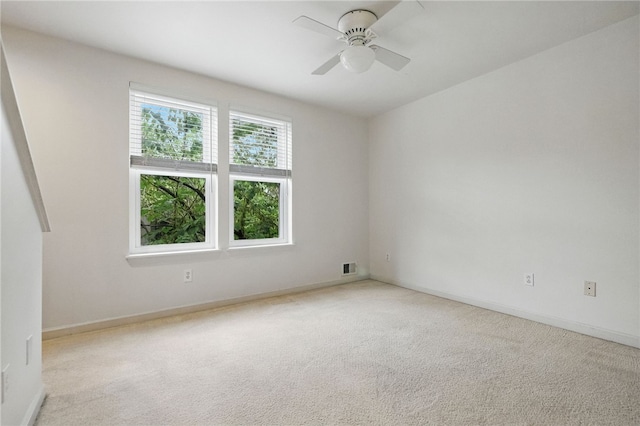1606 Merriman Ct, South Side, PA 15203 - carpeted empty room featuring ceiling fan and baseboards