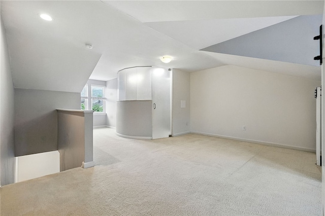 1606 Merriman Ct, South Side, PA 15203 - additional living space featuring lofted ceiling and light carpet