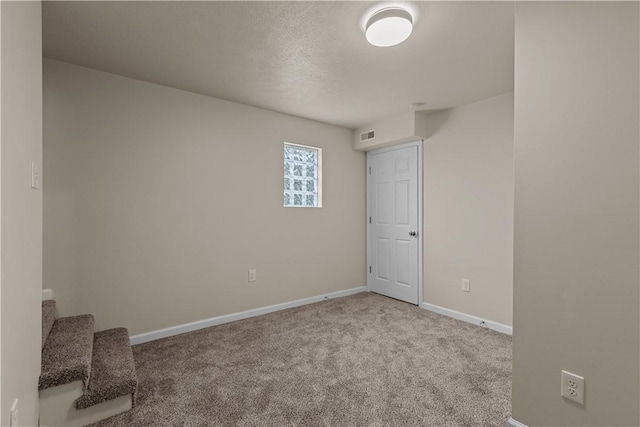 2960 Brevard Ave, Brentwood, PA 15227 - carpeted spare room featuring baseboards and a textured ceiling