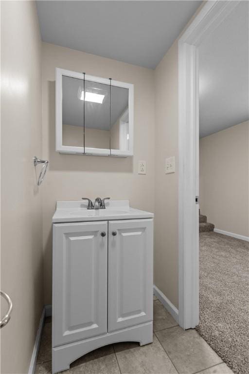 2960 Brevard Ave, Brentwood, PA 15227 - bathroom featuring vanity and tile patterned flooring