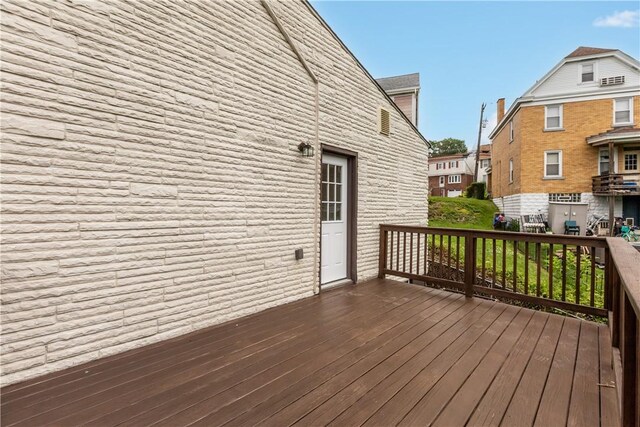 2960 Brevard Ave, Brentwood, PA 15227 - deck with a residential view