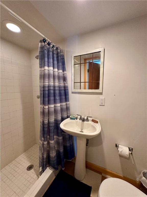 104 Sherwick Dr, Elizabeth Twp/Boro, PA 15037 - full bath with a shower stall and toilet