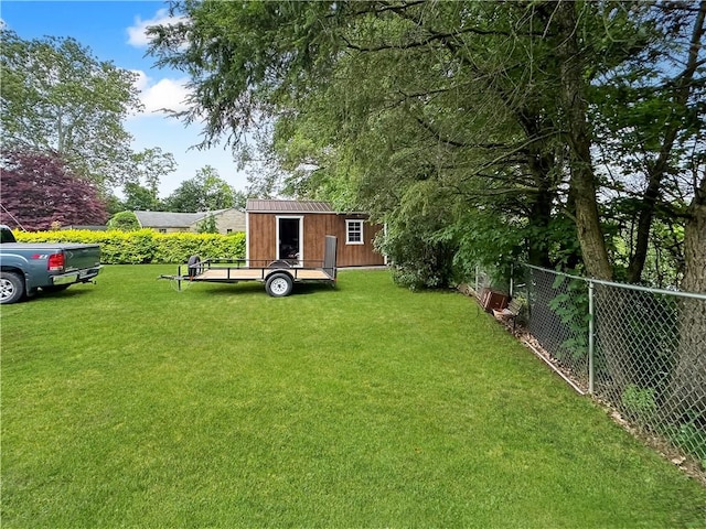 104 Sherwick Dr, Elizabeth Twp/Boro, PA 15037 - view of yard featuring a shed