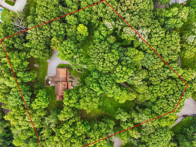 125 Timber Ridge Rd, Clinton Twp, PA 16056 - aerial view of property and surrounding area with property parcel outlined