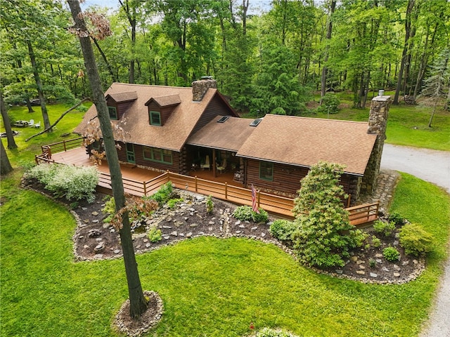 125 Timber Ridge Rd, Clinton Twp, PA 16056 - view from above of property
